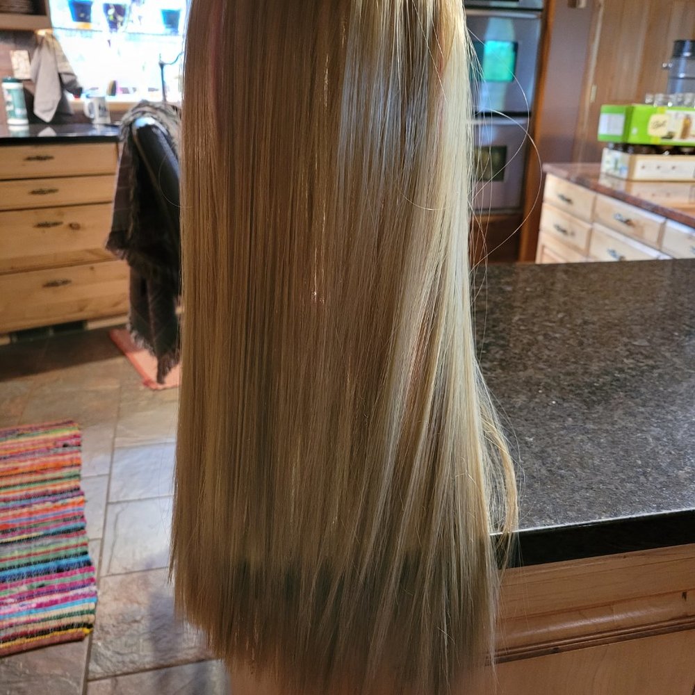 Blonde Crown Wig
